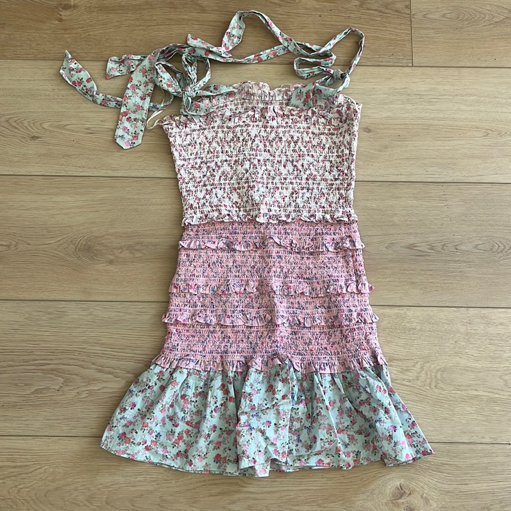 Love shack fancy floral dress